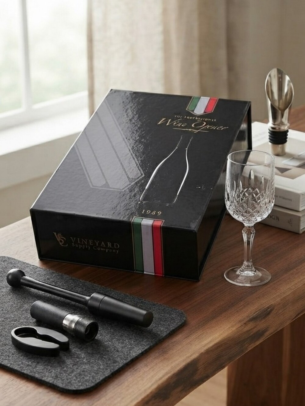 Vineyard Supply Co. "1989" Professional Wine Opener Set – Award-Winning Design